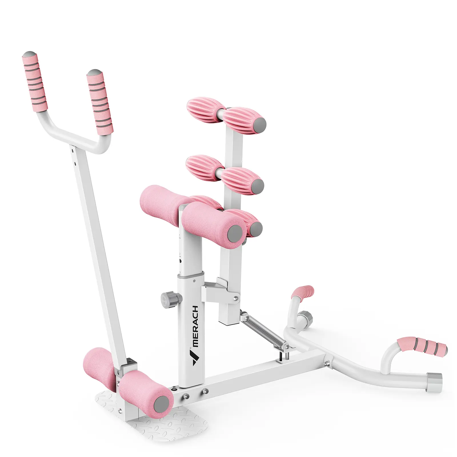 Máquina de Sentadillas Profundas – Entrenamiento Ajustable de Glúteos para Gimnasio en Casa, Máquina de Abdominales para Sit Ups y Desarrollo Muscular, Banco Abdominal, Equipo de Fitness para Flexiones