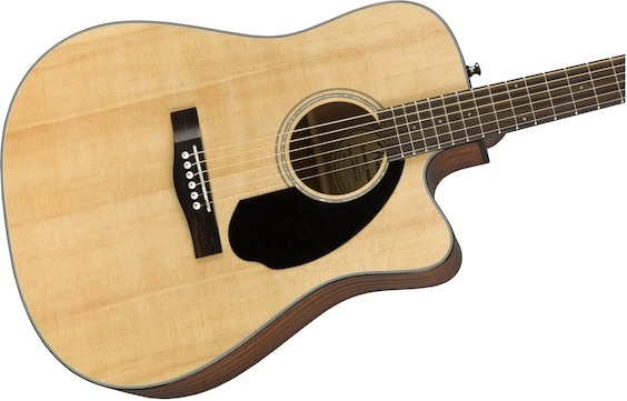 Guitarra Acústica-eléctrica Fender Cd-60sce Solid Top Con Paquete - Venta Internacional.