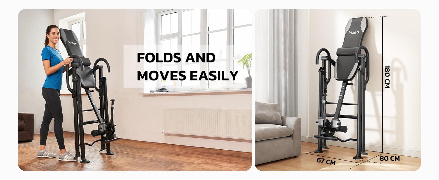 Inversion Table for Back Pain Relief, Neck Sciatica Relief, 300 lbs Weight Capacity w/Lumbar Support Comfortable Ankle Holders Easy to Assemble Back Stretcher Machine Inversion Table for Back Pain Relief, Neck Sciatica Relief, 300 lbs Weight Capacity w/Lumbar Support Comfortable Ankle Holders Easy to Assemble Back Stretcher Machine