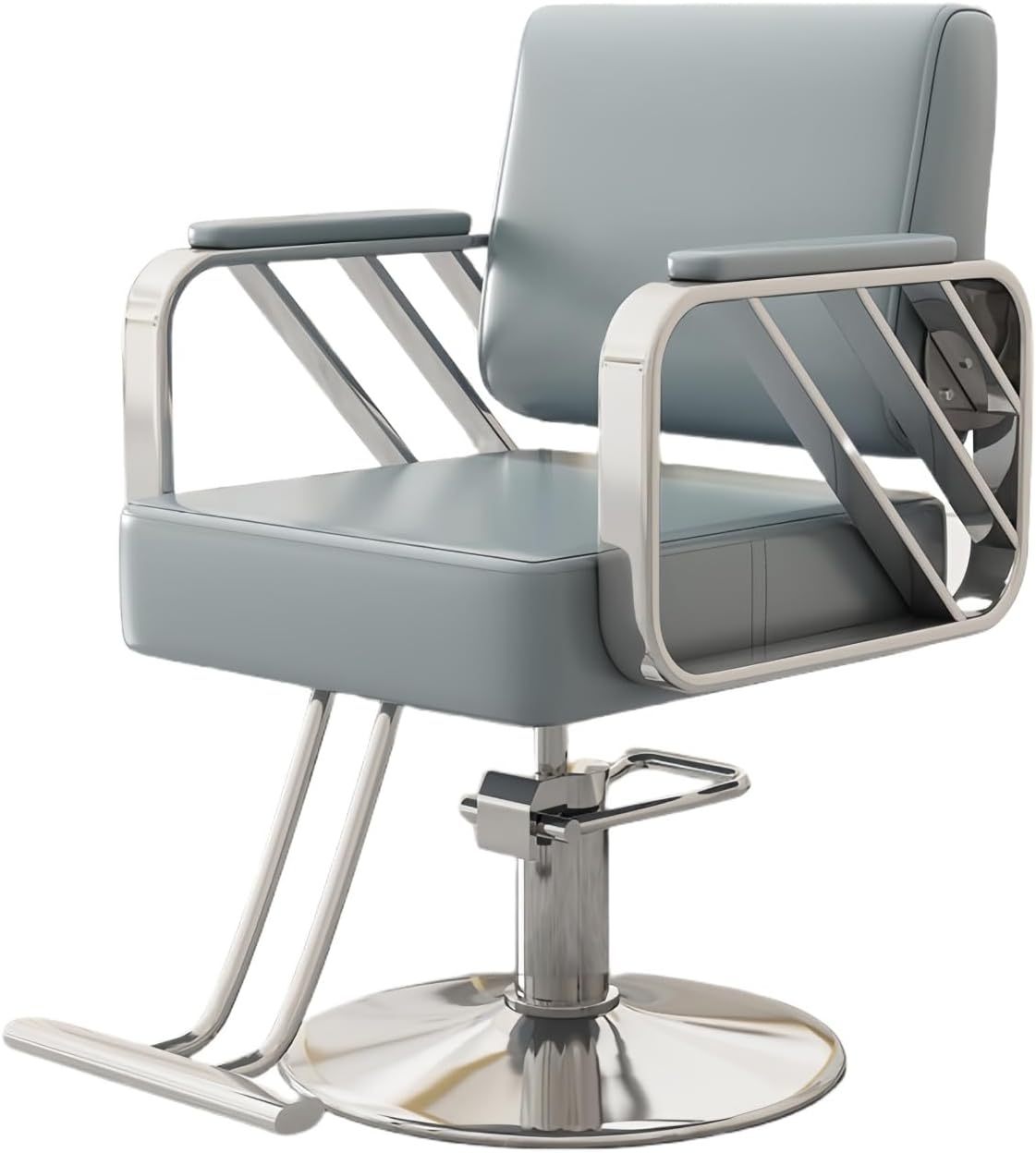 Silla de barbero reclinable para salón de Belleza Sillas de barbero giratorias de 360 Grados Estilista de peluquería Silla de salón de Tatuajes Equipo de Peinado,A,Upgrade