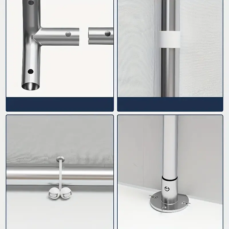 Carpa para autos de alta resistencia de 13'x20', toldo para autos con paredes laterales y puertas extraíbles, garaje portátil extragrande para autos con ventanas enrollables y lona para todas las estaciones, para autos, camionetas, SUV, gris