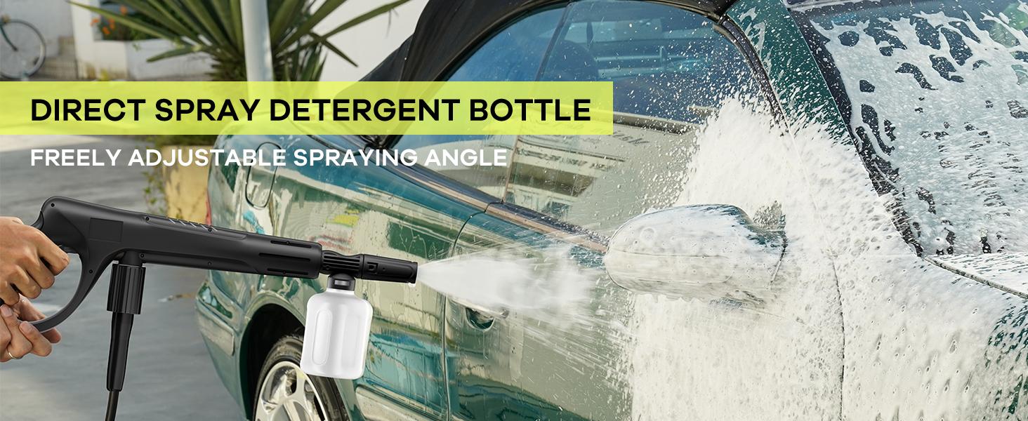 Pressure Washer, 2300 PSI 2.5 GPM High-Power with 4 Nozzles & Foam Cannon for Car, Home Cleaning & Garden Watering Perfect Gift