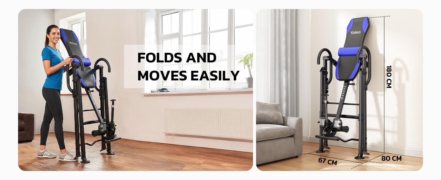 Inversion Table for Back Pain Relief, Neck Sciatica Relief, 300 lbs Weight Capacity w/Lumbar Support Comfortable Ankle Holders Easy to Assemble Back Stretcher Machine Inversion Table for Back Pain Relief, Neck Sciatica Relief, 300 lbs Weight Capacity w/Lumbar Support Comfortable Ankle Holders Easy to Assemble Back Stretcher Machine