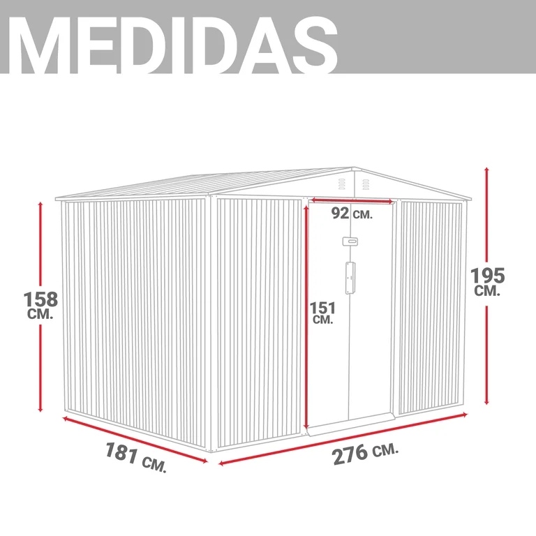Almacen Bodega Cobertizo Contenedor De Acero Para Exteriores