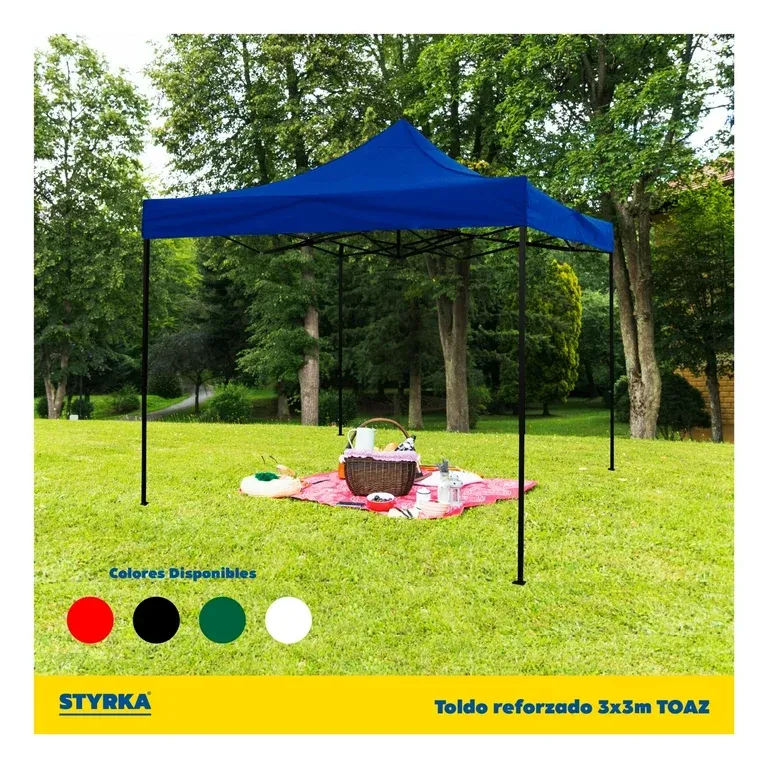 Carpa Toldo Plegable 3x3 Impermeable y Reforzado Toldo Plegable Reforzado