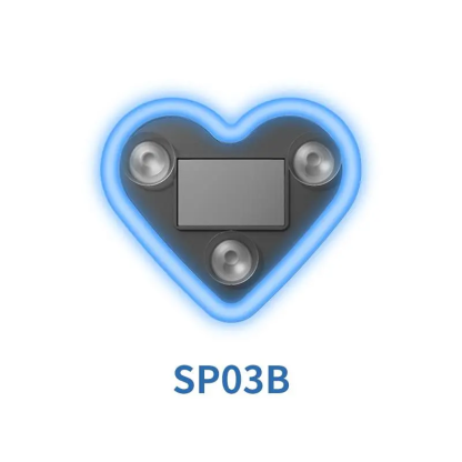 Luz de neón LED solar para pilar C con forma de corazón — Decoración interior de automóvil ecológica e inalámbrica (9,57 mm x 8,42 mm x 15,36 mm) — Diseño moderno y elegante