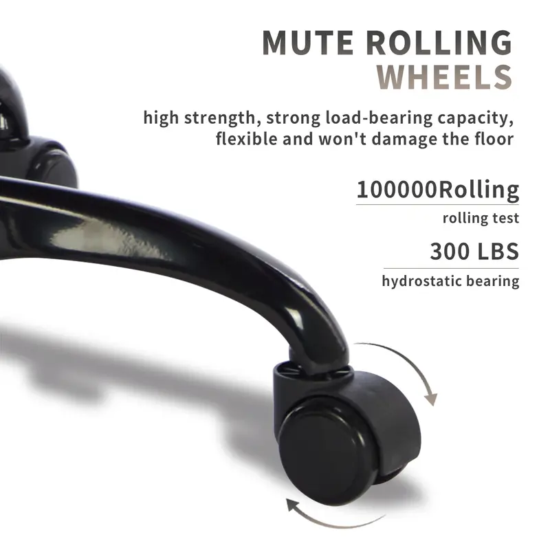 Silla de oficina y gaming, equipada con un cómodo soporte lumbar de espuma viscoelástica y reposacabezas; el respaldo de la silla puede ajustarse a un ángulo de inclinación de 90° a 135°. Silla de trabajo ergonómica, giratoria, con ruedas y respaldo de ma