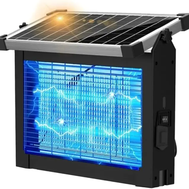 ZeChuan — Matamosquitos solar para exteriores, impermeable y electrónico