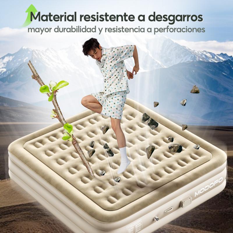 Colchón Inflable Individual Bomba De Aire Eléctrica Cama