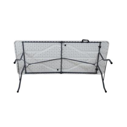 Mesa Plegable Bolzano Blanca Tipo Portafolio – 180 cm