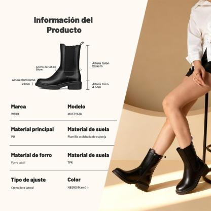 Botas de Pantalón Desmontables Actitud Punk y Versatilidad Total MXCZY628