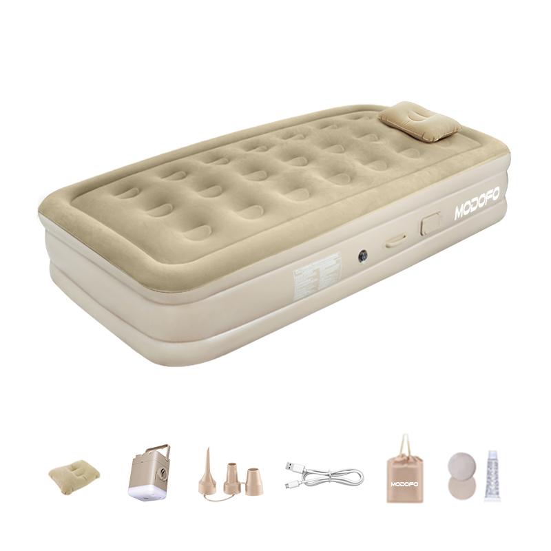 Colchón Inflable Individual Bomba De Aire Eléctrica Cama