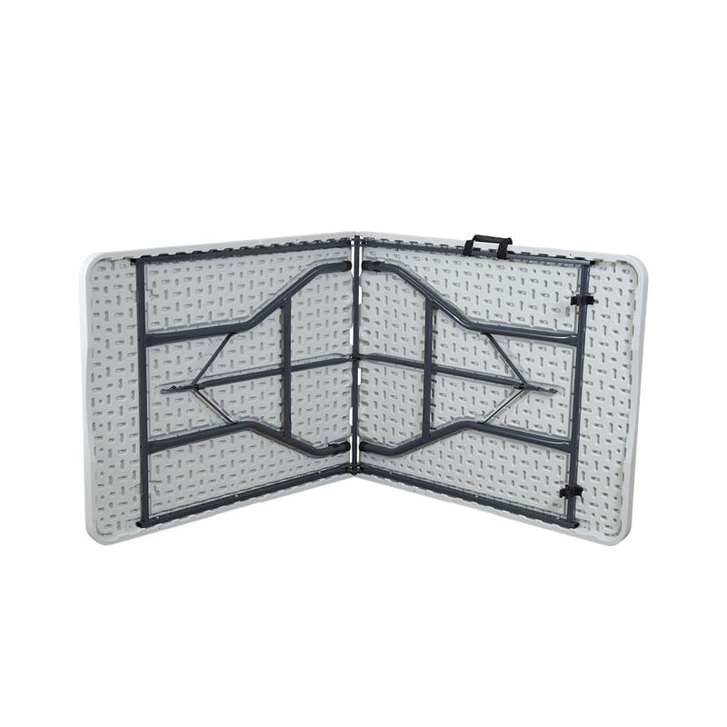 Mesa Plegable Bolzano Blanca Tipo Portafolio – 180 cm