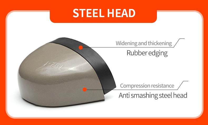 Rotating Buckle Shoelace Work Shoes Waterproof Wear-Resistant Warmth Insulated Anti-Puncture Anti-Smash Steel Toe Safety Shoes