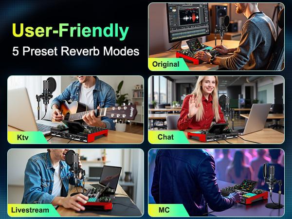 【Live Exclusive】 Tenlamp G10-P15 Mixing Sound Card Kit, customizable sound effects, two-level noise reduction, equipped with a condenser microphone, suitable for livestreaming, gaming, singing, podcasting, and more. #TikTokBlackFriday