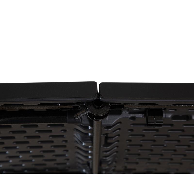 Mesa Plegable Negra 180 cm Tipo Portafolio Resistente para Uso Diario y Eventos