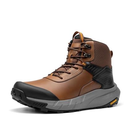 Botas de trabajo tácticas militares impermeables para hombre, de caña alta con protección para el tobillo, fabricadas con tejido duradero y transpirable, ideales para uso en exteriores e interiores. Calzado de seguridad negro.