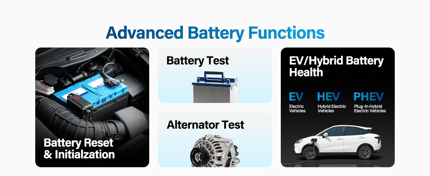 BLCKTEC 460T OBD2 Scanner with 12 Reset Services, scan Engine/ABS/SRS/Transmission, Oil/TPMS/EPB/SAS/DPF Reset, ABS Bleeding, Auto VIN, Free updates