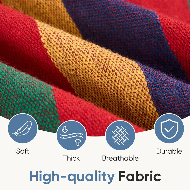 Hamaca con Soporte Ahorra Espacio, Estructura de Acero Resistente, Portátil para Interior y Exterior, Capacidad 450 lbs, Ensamblaje Fácil, Incluye Bolsa de Transporte