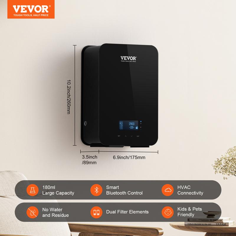 Máquina Aromatizadora de Aire, Varias Especificaciones, Difusor Inteligente de Aceites Esenciales con Bluetooth, Difusor HVAC sin Agua con Tecnología de Aire Frío, Máquina de Aromaterapia para Hogar, Oficina y Hotel