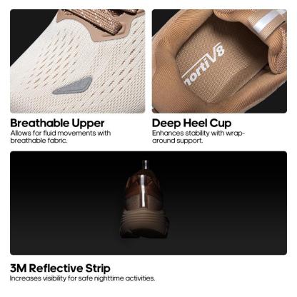 Zapatos para Mujer para Caminar, Cómodos y Acolchados, Zapatillas ActiveBreeze para Correr, Antideslizantes, Deportivas para Gimnasio y Entrenamiento, Transpirables, de Moda, Sneakers Atléticas