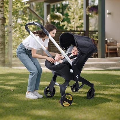 Cochecito Convertible Todo en Uno Sin Base de Anclaje – Cochecito para Niños con Asiento Reversible, Compacto y Asequible