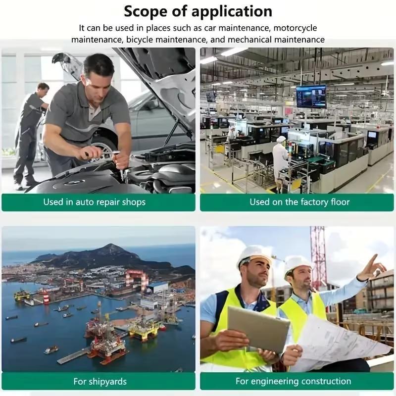 Juego de 46 Piezas de Dados 1/4” – Trinquete, Dados Métricos y Barra de Extensión, Kit de Herramientas para Autos y Hogar con Caja de Almacenamiento