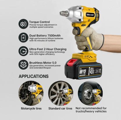 Taladro Atornillador de Impacto Recargable, 2 Baterías + 31 Accesorios – Ideal para Mecánica, Hogar y Construcción, Cambio de Llantas, Muebles y Proyectos DIY