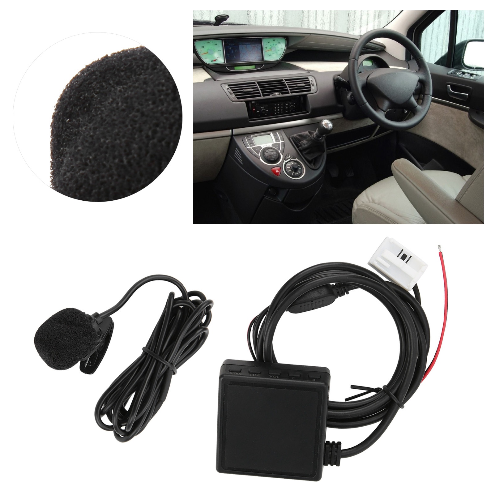 5.0 Aux Cable, Conector de Audio Autico Conexión Conexión ESTA