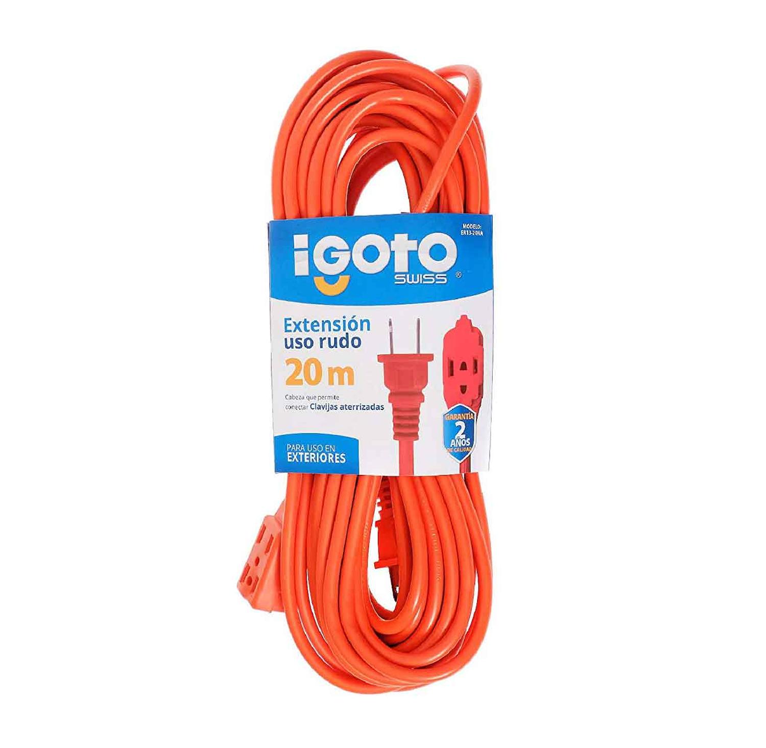 Extensión Uso Rudo IGOTO 20 Metros 16AWG