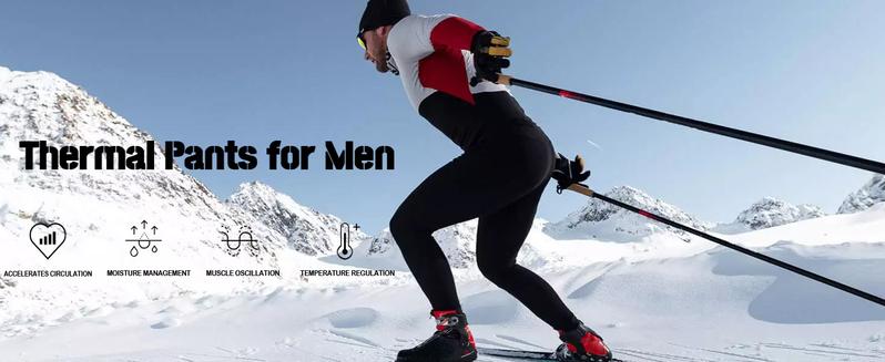 TELALEO 5 value pack Men's Thermal Compression Pants Fleece Lined Sports Tights Athletic Leggings Cold Weather Baselayer Winter Gear Polyester Material - Menswear