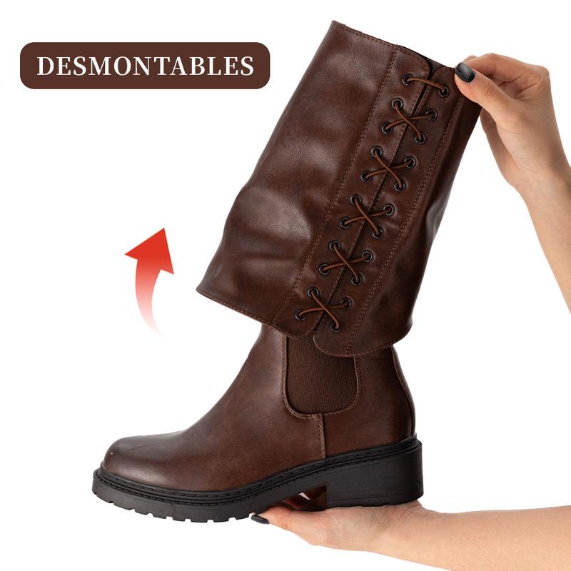 Botas de Pantalón Desmontables Actitud Punk y Versatilidad Total MXCZY628