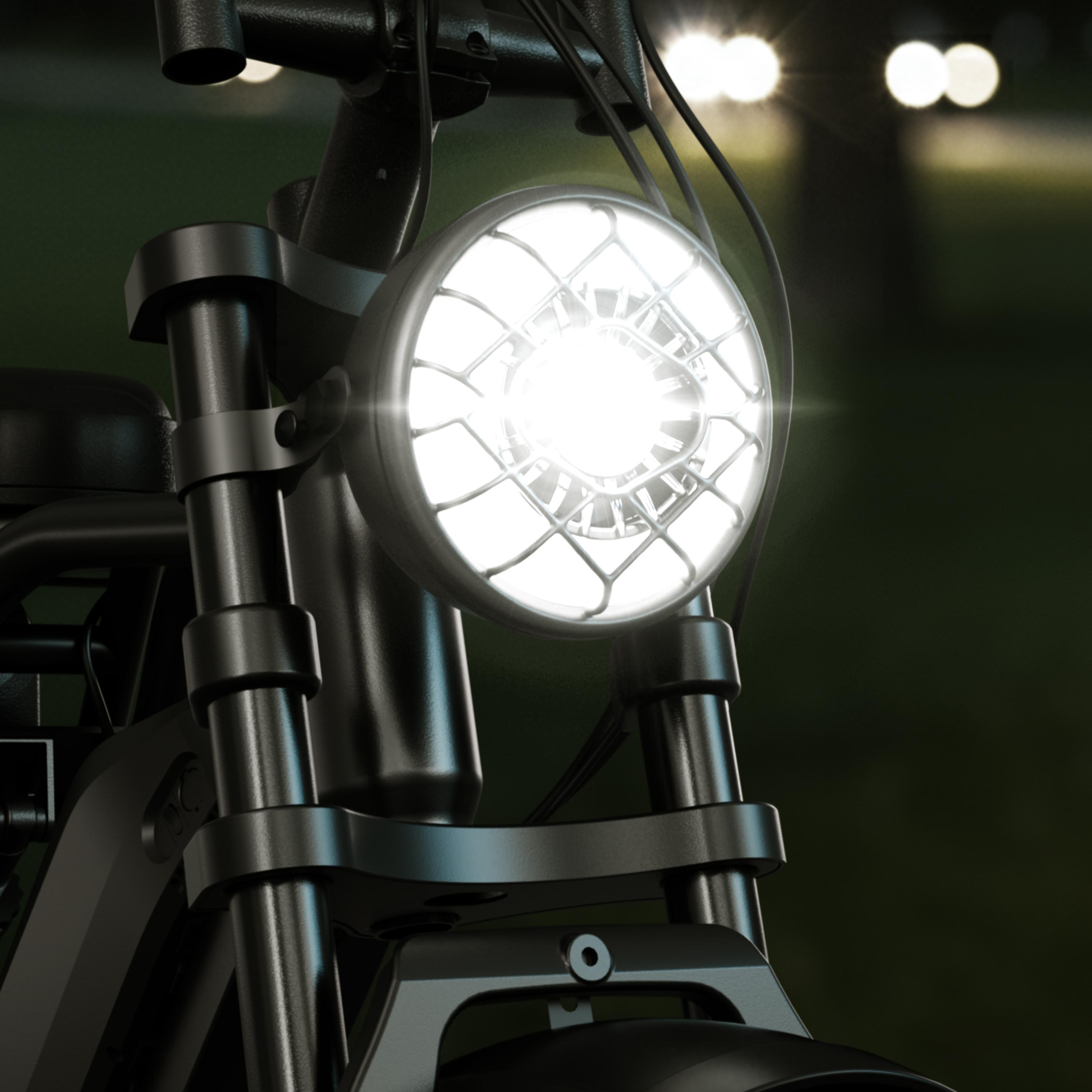 R9 Electric Bike 1500W Dual Battery | Up to 120 Miles Range | 20"x4.0 Fat Tires | 7-Speed, LCD Display, Front Suspension | Adult Ebike