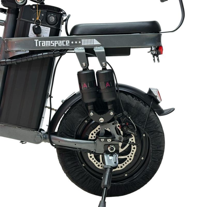 Bicicleta Plegable Iron Hide 400W 40KM 3 Velocidades Freno de disco Bateria Extraible