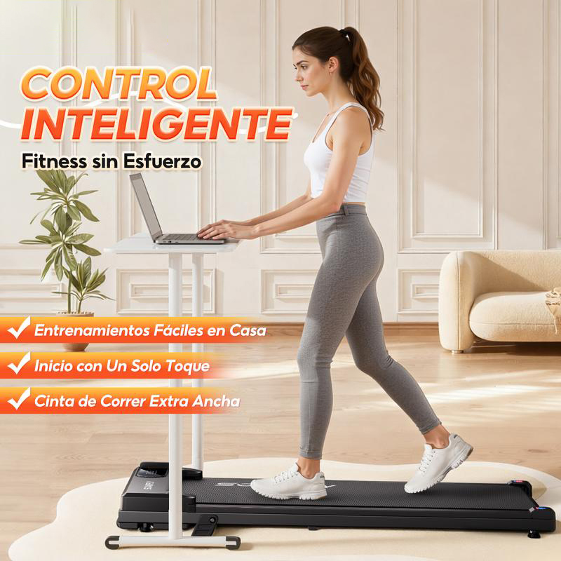 Caminadora Trotadora Eléctrica, Multi-velocidad, Quema Calorías Rápido, Diseño Plegable Compacto, Silenciosa, Carga 150 kg, Entrena en Casa/Oficina, Equipamiento deportivo interior y exterior