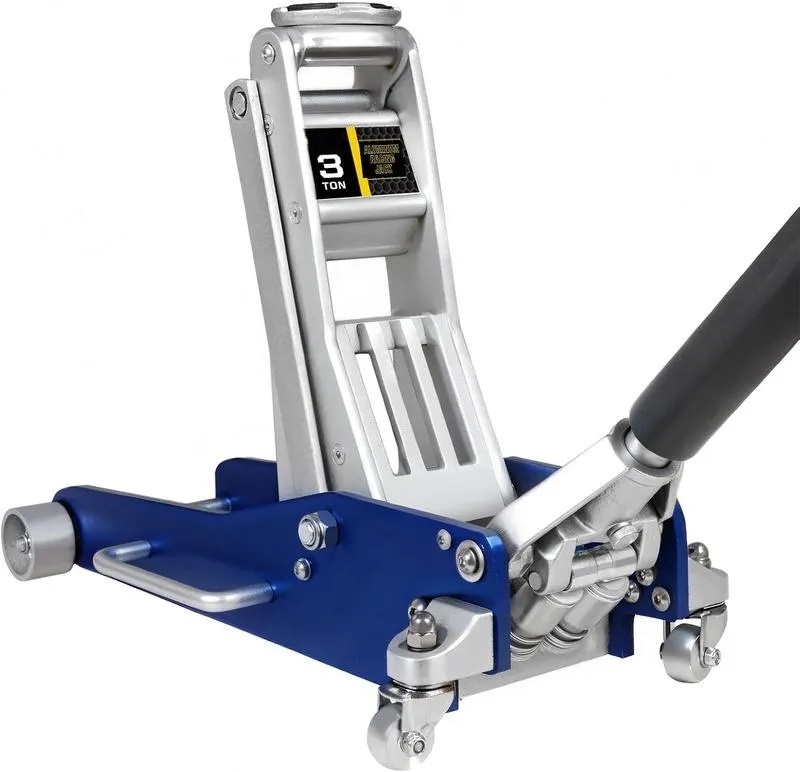 3-Ton Aluminum Racing Floor Jack, Ultra-Lightweight, Quick-Lift Dual Pump, Low Profile, 6,600-lb Capacity