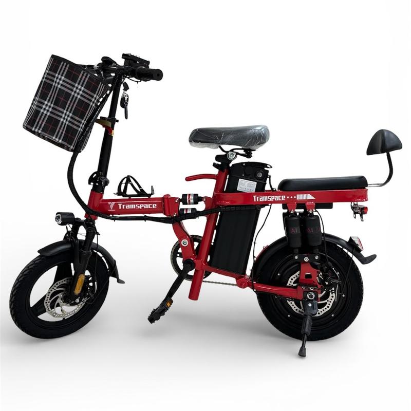 Bicicleta Plegable Iron Hide 400W 40KM 3 Velocidades Freno de disco Bateria Extraible