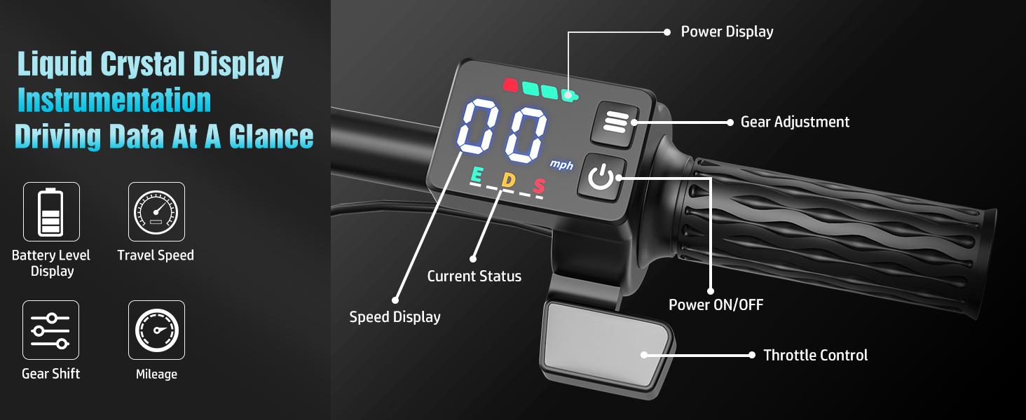 Pikabike Z6 Electric Bike | Peak 1200W | 25MPH | 14" Pneumatic Tires | 22-40 Mile Range l Rear Disc Brake l Foldable l Two Seats