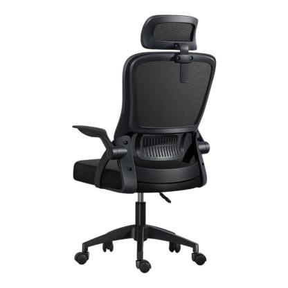 Silla de Oficina, para Gaming, Escritorio Ergonmica con Reposacabezas, Ajustable y con Soporte Lumbar Respaldo de Malla Transpirable Reposabrazos Abatibles de 90 Giratoria 360