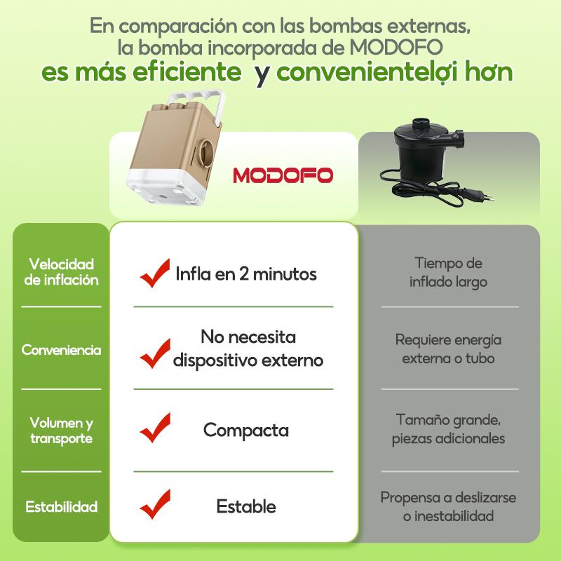 Colchón Inflable Individual Bomba De Aire Eléctrica Cama