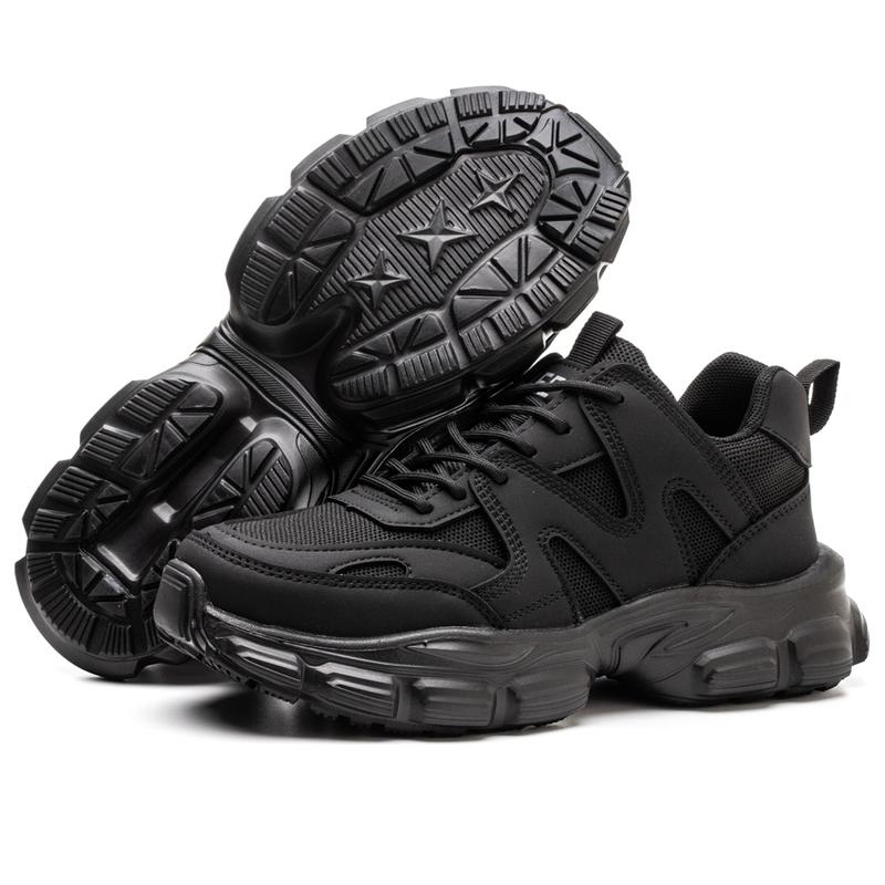 Zapatos de seguridad para mujer con puntera de acero y protección antipinchazos de material Kevlar, ligeros, antideslizantes, botas de trabajo industriales con diseño apto para todo tipo de clima.