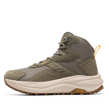 Botas de senderismo para hombre con puntera ancha, impermeables, para exteriores, trekking y camping, para fascitis plantar y juanetes, con una fabricación duradera y una cómoda entresuela de EVA con una caída de 5 mm.