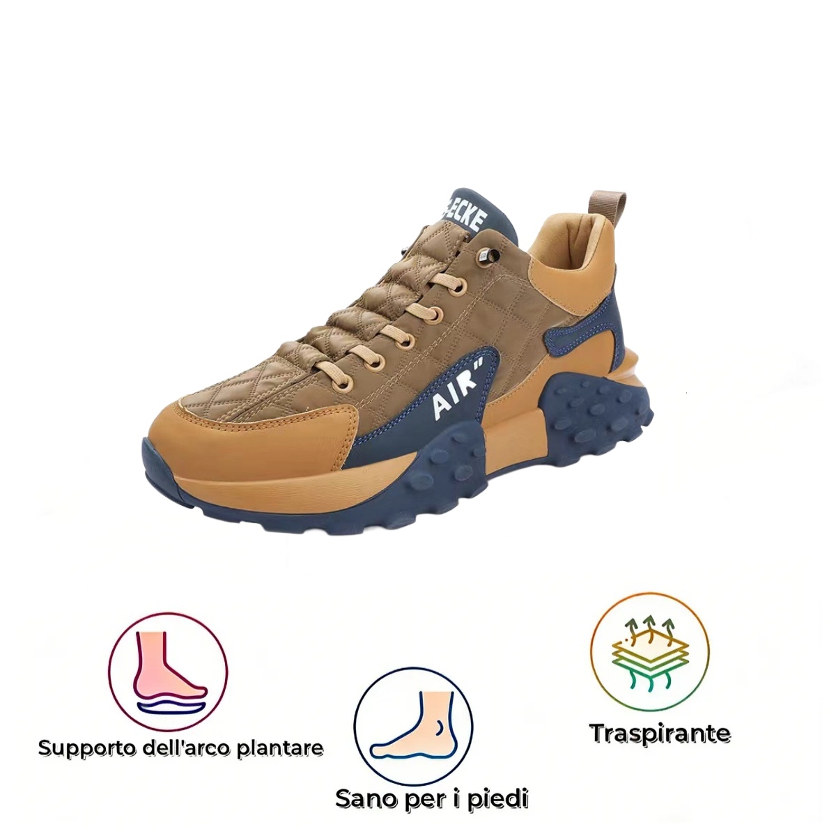 【⏰Sconto del 50% a tempo limitato - Non lasciartelo sfuggire】Scarpe ortopediche ergonomiche - ✅️ Correzione della postura durante la camminata - Impermeabili e antiscivolo 👞 Pelle australiana selezionata