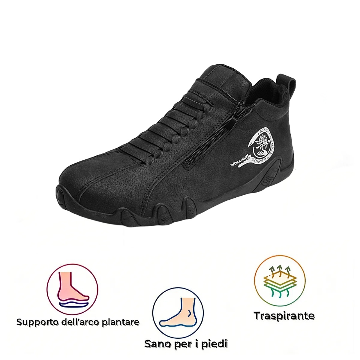 【⏰Sconto del 50% a tempo limitato - Non lasciartelo sfuggire】Scarpe ortopediche ergonomiche - ✅️ Correzione della postura durante la camminata - Impermeabili e antiscivolo 👞 Pelle australiana selezionata