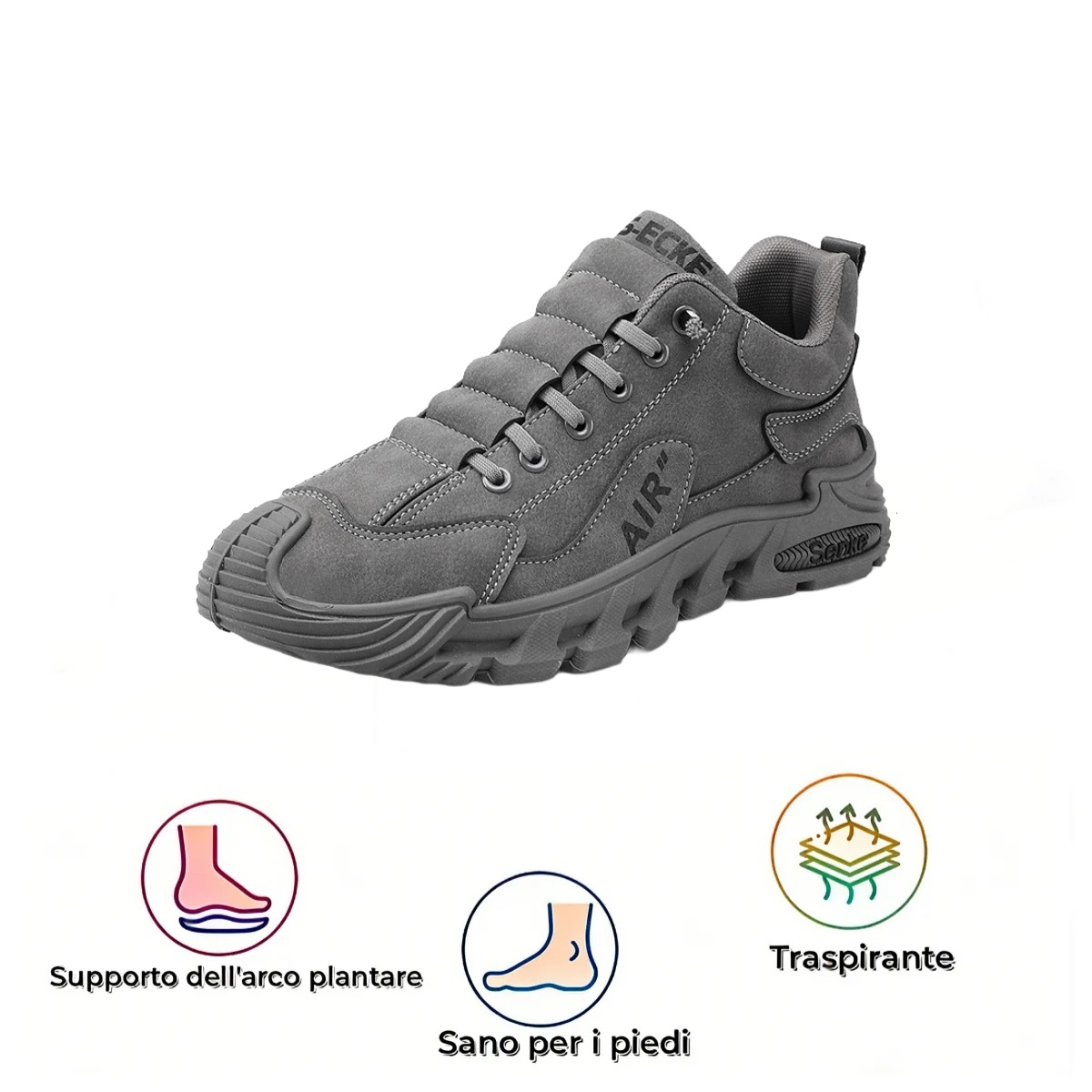 【⏰Sconto del 50% a tempo limitato - Non lasciartelo sfuggire】Scarpe ortopediche ergonomiche - ✅️ Correzione della postura durante la camminata - Impermeabili e antiscivolo 👞 Pelle australiana selezionata