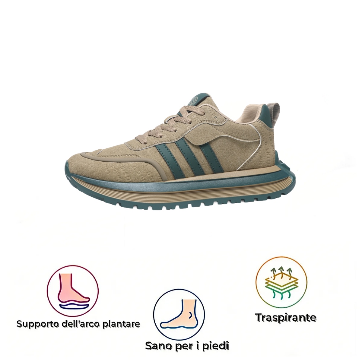 【⏰Sconto del 50% a tempo limitato - Non lasciartelo sfuggire】Scarpe ortopediche ergonomiche - ✅️ Correzione della postura durante la camminata - Impermeabili e antiscivolo 👞 Pelle australiana selezionata