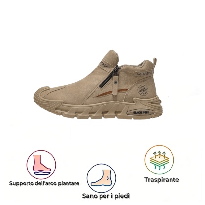 【⏰Sconto del 50% a tempo limitato - Non lasciartelo sfuggire】Scarpe ortopediche ergonomiche - ✅️ Correzione della postura durante la camminata - Impermeabili e antiscivolo 👞 Pelle australiana selezionata