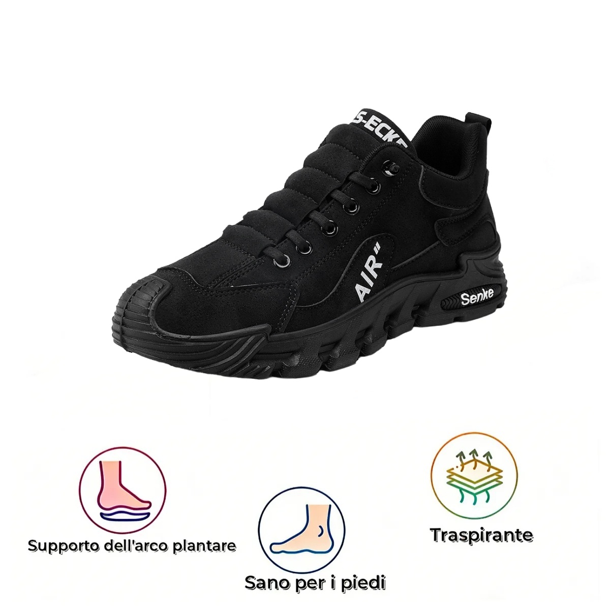 【⏰Sconto del 50% a tempo limitato - Non lasciartelo sfuggire】Scarpe ortopediche ergonomiche - ✅️ Correzione della postura durante la camminata - Impermeabili e antiscivolo 👞 Pelle australiana selezionata