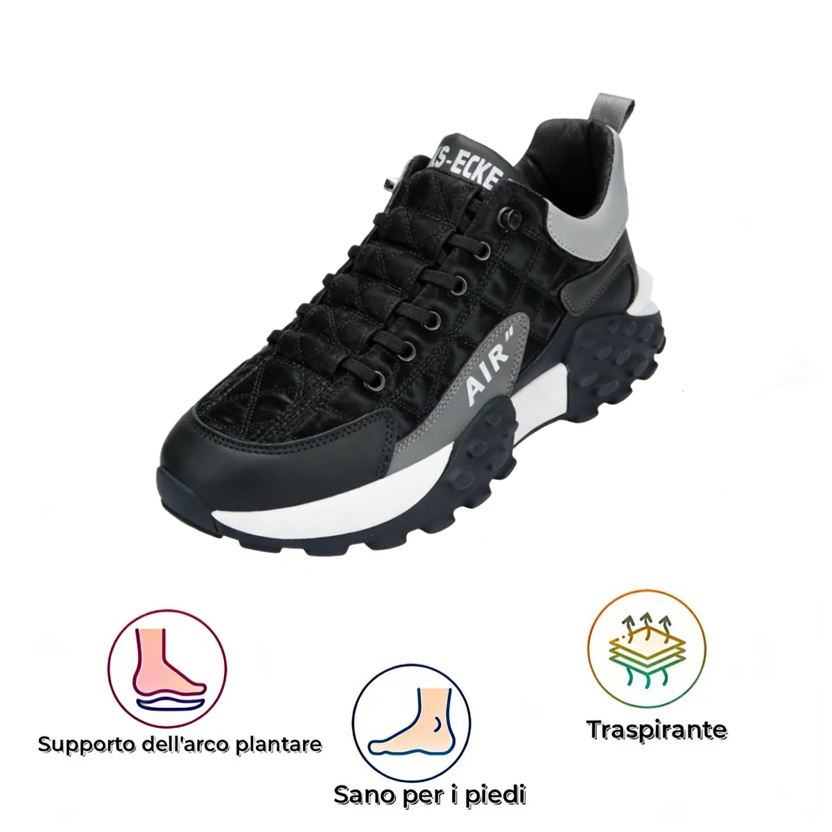 【⏰Sconto del 50% a tempo limitato - Non lasciartelo sfuggire】Scarpe ortopediche ergonomiche - ✅️ Correzione della postura durante la camminata - Impermeabili e antiscivolo 👞 Pelle australiana selezionata