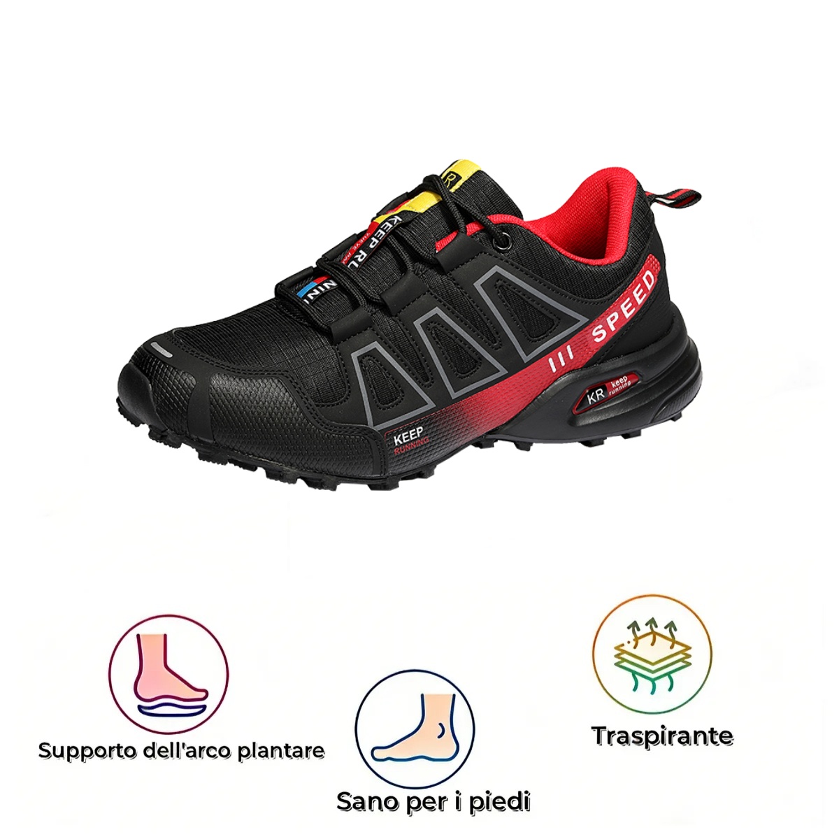 【⏰Sconto del 50% a tempo limitato - Non lasciartelo sfuggire】Nuove scarpe ergonomiche ortopediche - ✅️Correggono la postura durante la camminata - Impermeabili e antiscivolo migliorate 👞